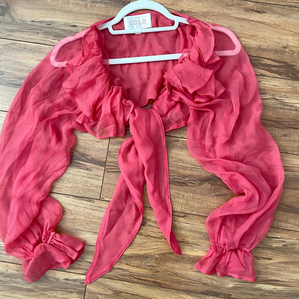 Stone cold fox organza top